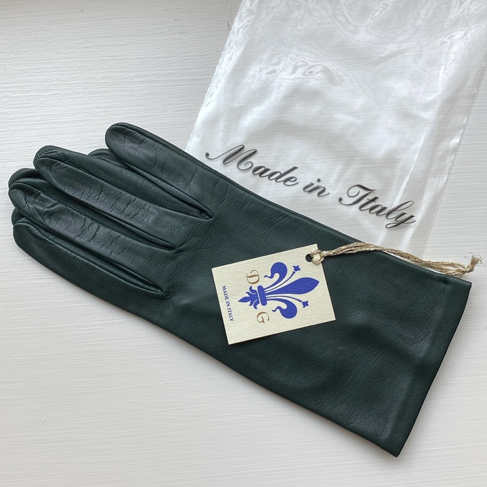 Italian Leather Gloves Size 7 1/2